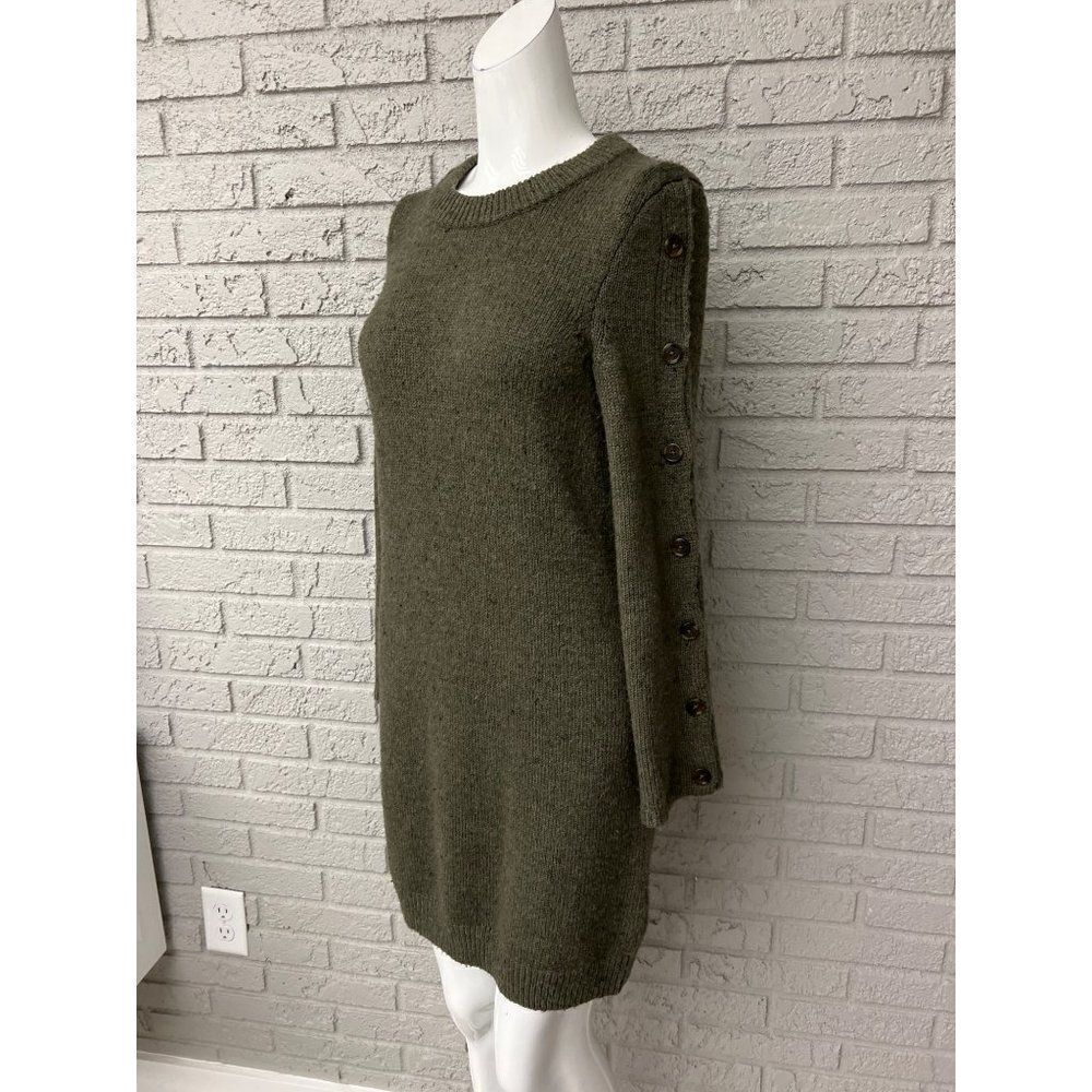 Madewell Donegal Button Sleeve Sweater Mini Dress Size XXS - Picture 5 of 11